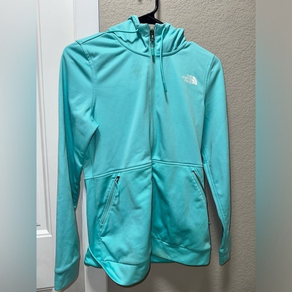 Teal Blue North Face Jacket
